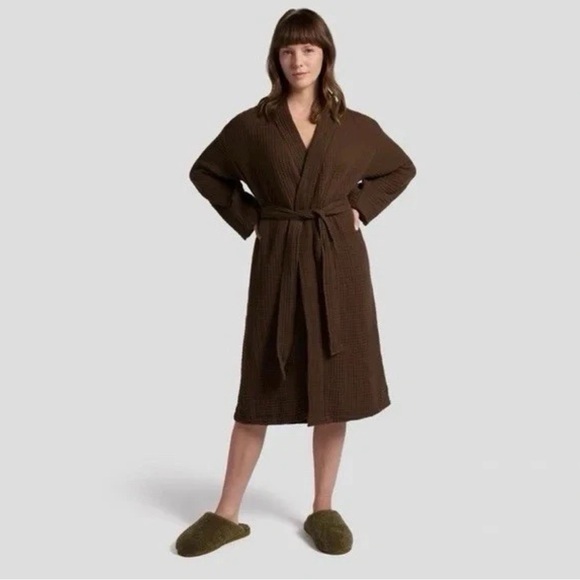 Parachute Home Cloud Cotton Java Robe - Picture 2 of 4